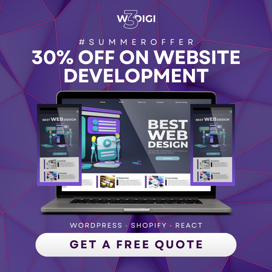 30% Off on Website Development